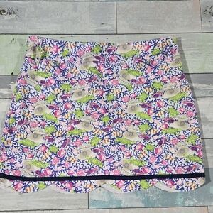 Turtles & Tees Golf Skort Sz 10/12